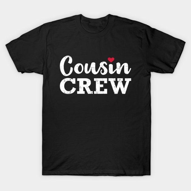 Cousin crew heart T-Shirt by Designzz